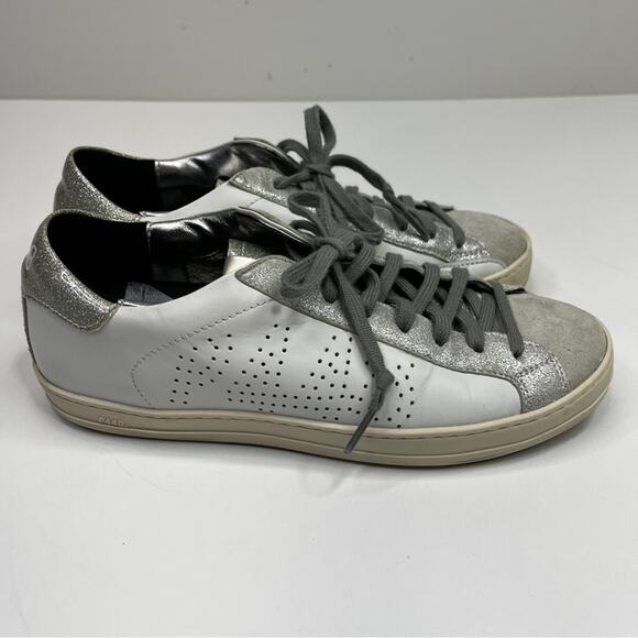 P448 Women's John Reflex sneakers all over white - 7 - Picture 6 of 10